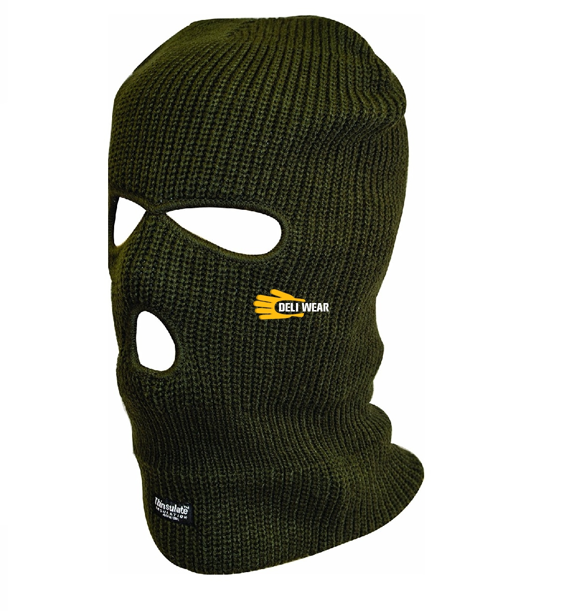 3M Thinsulate insulated lined Acrylic knitted Three holes Balaclava