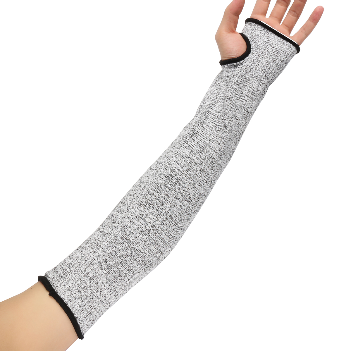 Arm Protection HPPE cut resistant sleeve with Thumb hole