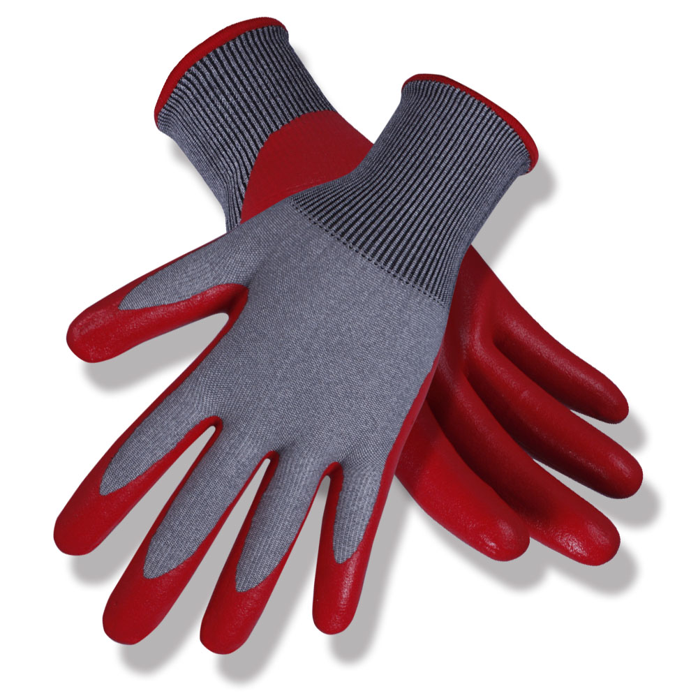 ansi-cut-level-a3-18g-hppe-cut-resistant-work-glove-with-red-micro-foam